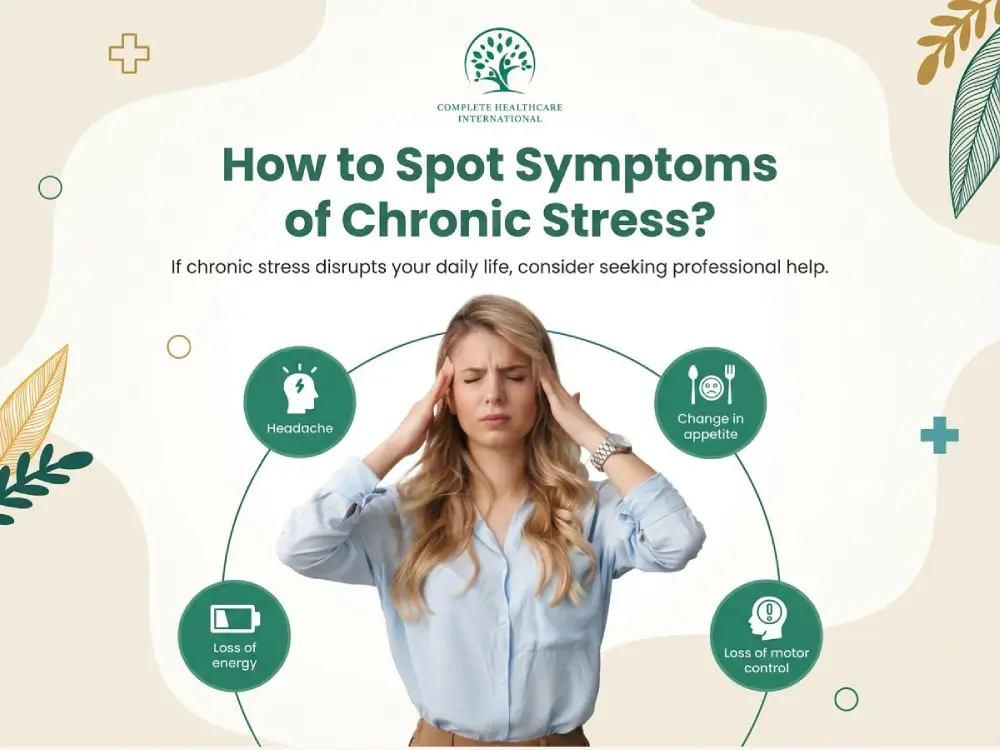 Doctor at CHI expat clinic Singapore consulting patient with persistent headache